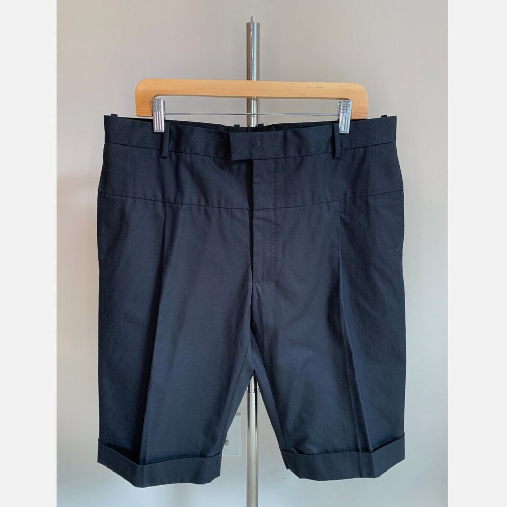 Alexander McQueen Men's Shorts - Navy - IT Size 52; US Size 42